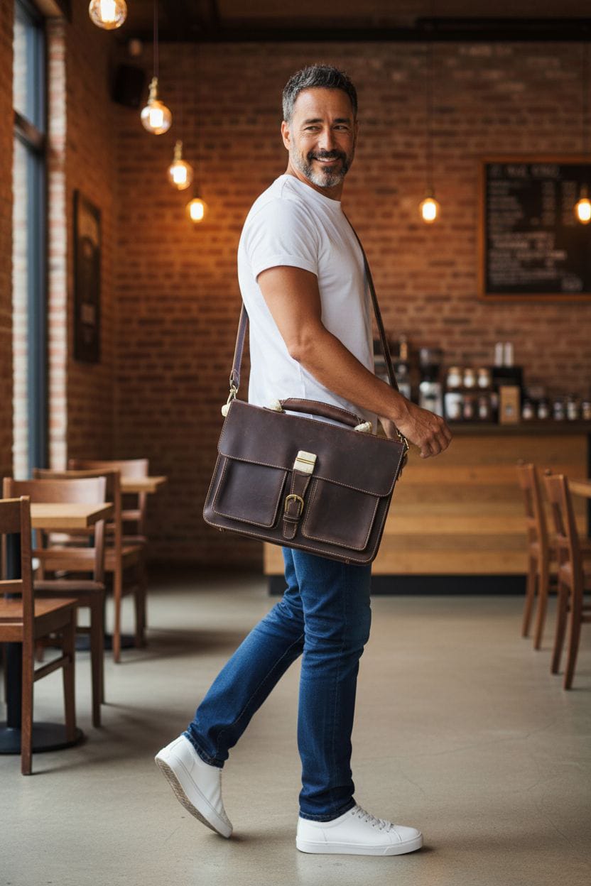 Premium Leather Shoulder Bag